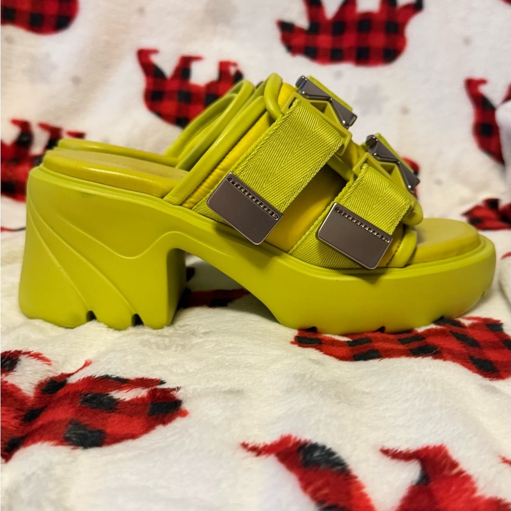 Bottega Veneta Bold Yellow Sandals